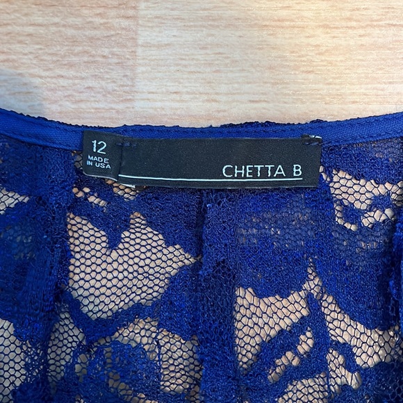 Chetta B Size 12 Lace Dress - Picture 2 of 4